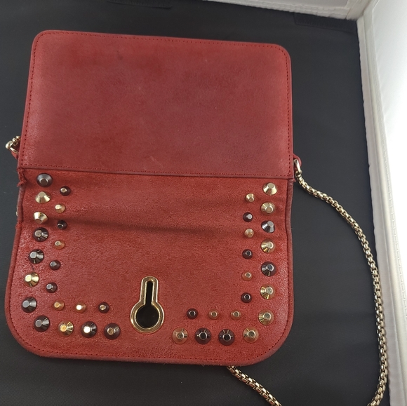 EUC Stuart Weitzman Leather Crossbody Clutch - Picture 11 of 12